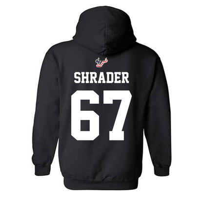 USF - NCAA Football : Thomas Shrader - Salute to Service Shersey Hooded Sweatshirt-1
