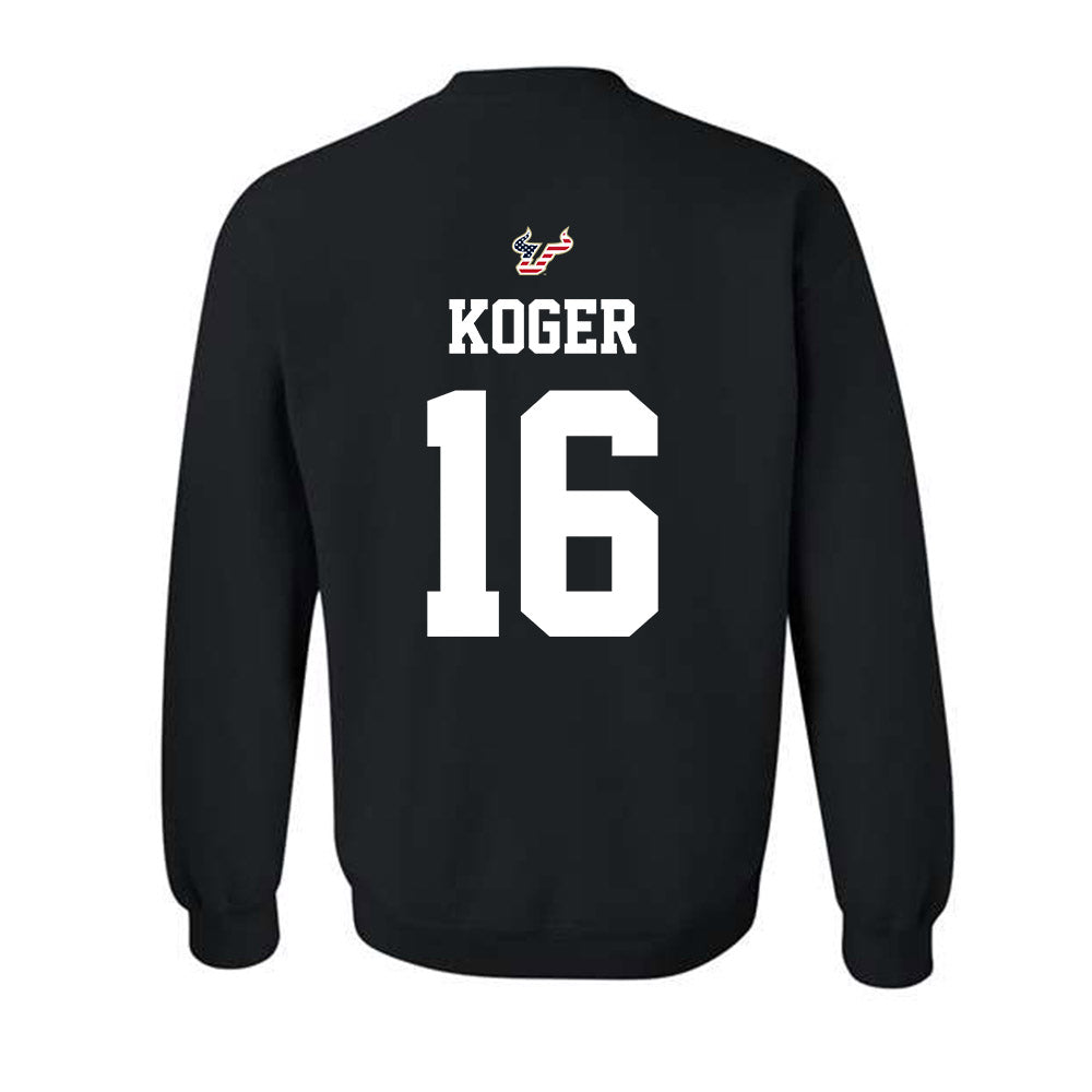 USF - NCAA Football : Jeremiah Koger - Salute to Service Shersey Crewneck Sweatshirt-1