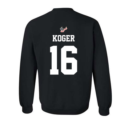 USF - NCAA Football : Jeremiah Koger - Salute to Service Shersey Crewneck Sweatshirt-1