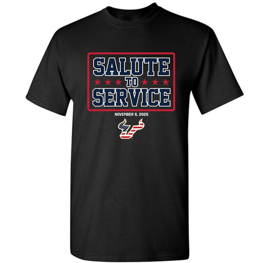 USF - NCAA Football : Tayten Crable - Salute to Service Shersey T-Shirt-0