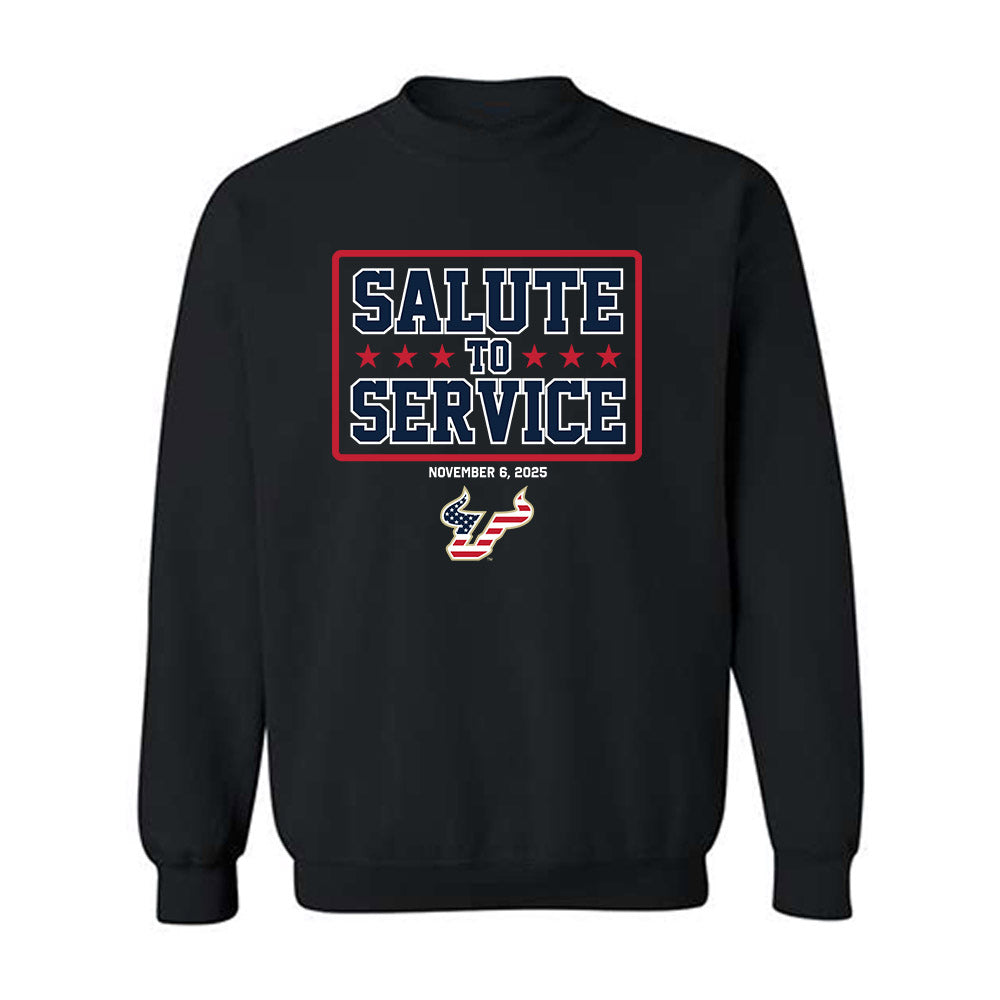 USF - NCAA Football : Chas Nimrod - Salute to Service Shersey Crewneck Sweatshirt-0