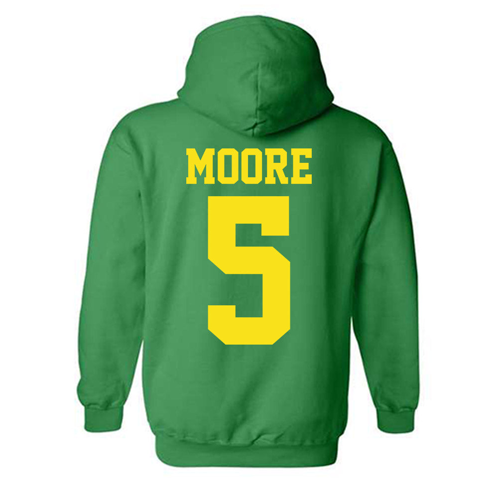 Oregon - NCAA Football : Dante Moore - Classic Shersey Hooded Sweatshirt-1