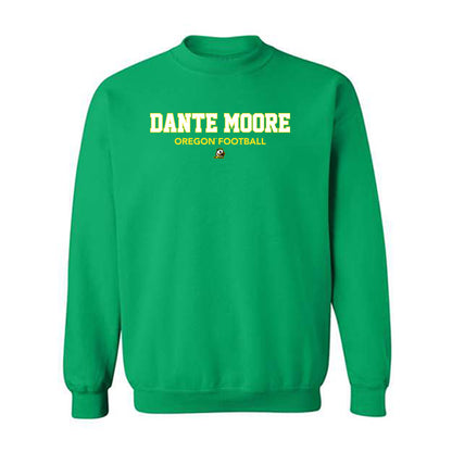 Oregon - NCAA Football : Dante Moore - Classic Shersey Crewneck Sweatshirt-0