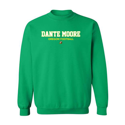 Oregon - NCAA Football : Dante Moore - Classic Shersey Crewneck Sweatshirt-0
