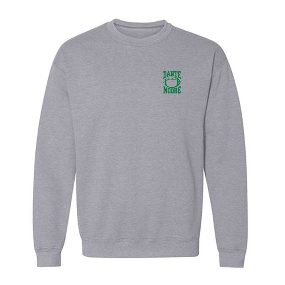 Oregon - NCAA Football : Dante Moore - Fashion Shersey Crewneck Sweatshirt-0