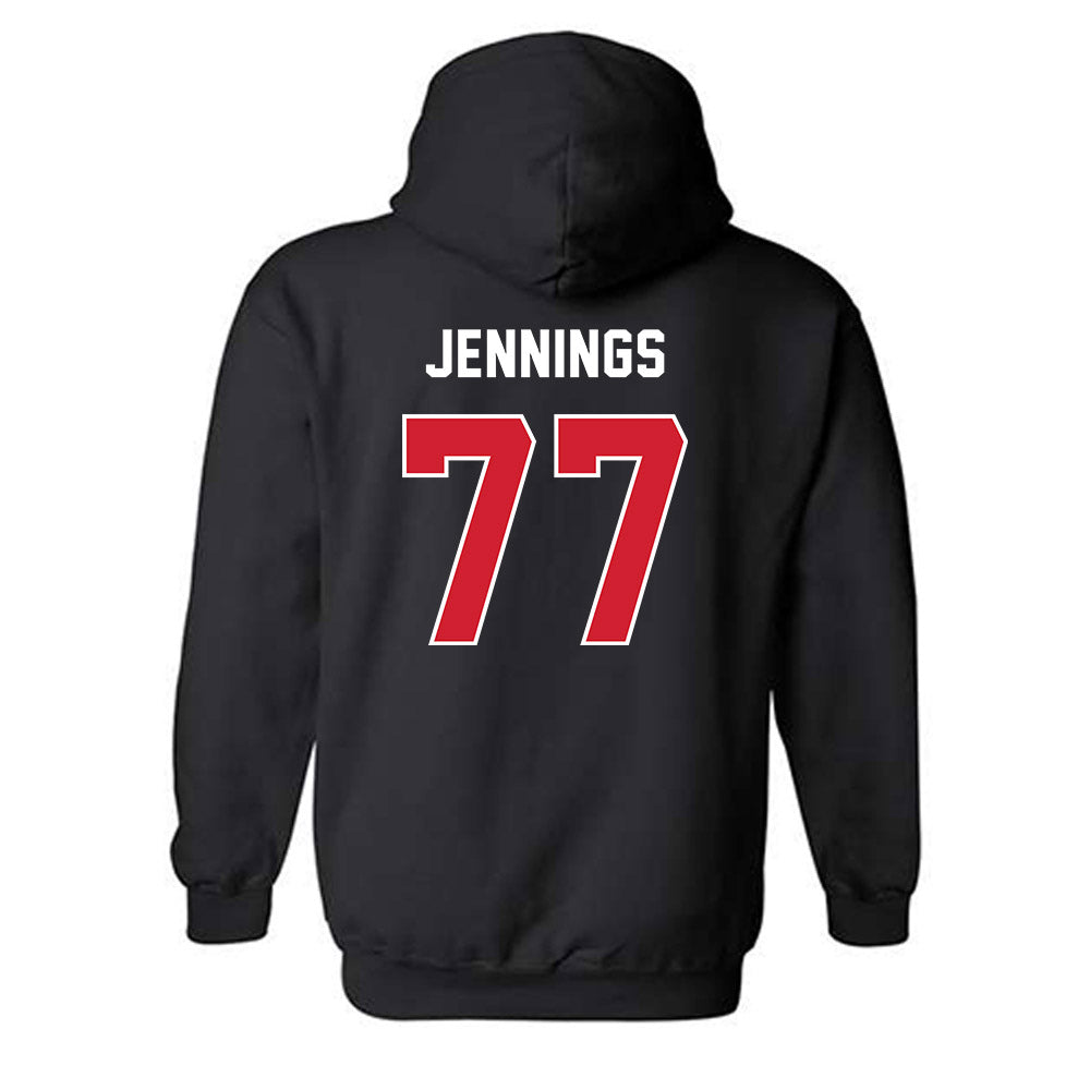 UMass Lowell - NCAA Softball : Jessika Jennings - Classic Shersey Hooded Sweatshirt-1