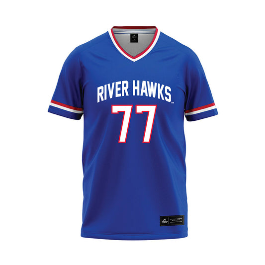 UMass Lowell - NCAA Softball : Jessika Jennings - Blue Baseball Jersey-0