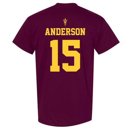 Arizona State - NCAA Football : Khamari Anderson - Generic Shersey T-Shirt-1