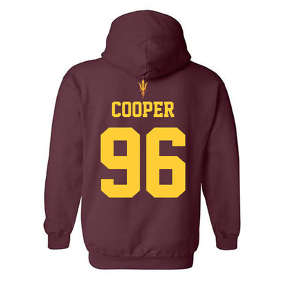 Arizona State - NCAA Football : Anthonie Cooper - Generic Shersey Hooded Sweatshirt-1