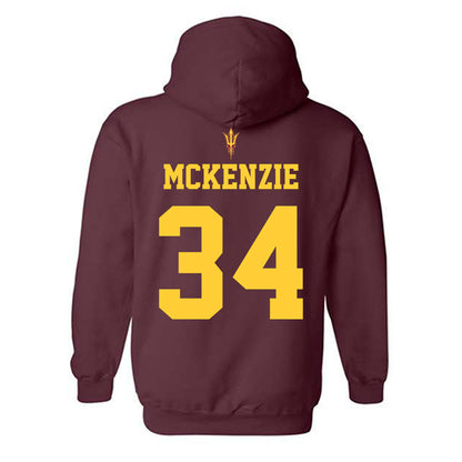 Arizona State - NCAA Football : Matthew McKenzie - Generic Shersey Hooded Sweatshirt-1