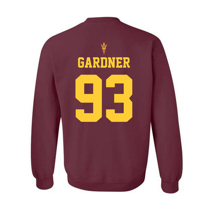 Arizona State - NCAA Football : My'Keil Gardner - Generic Shersey Crewneck Sweatshirt-1