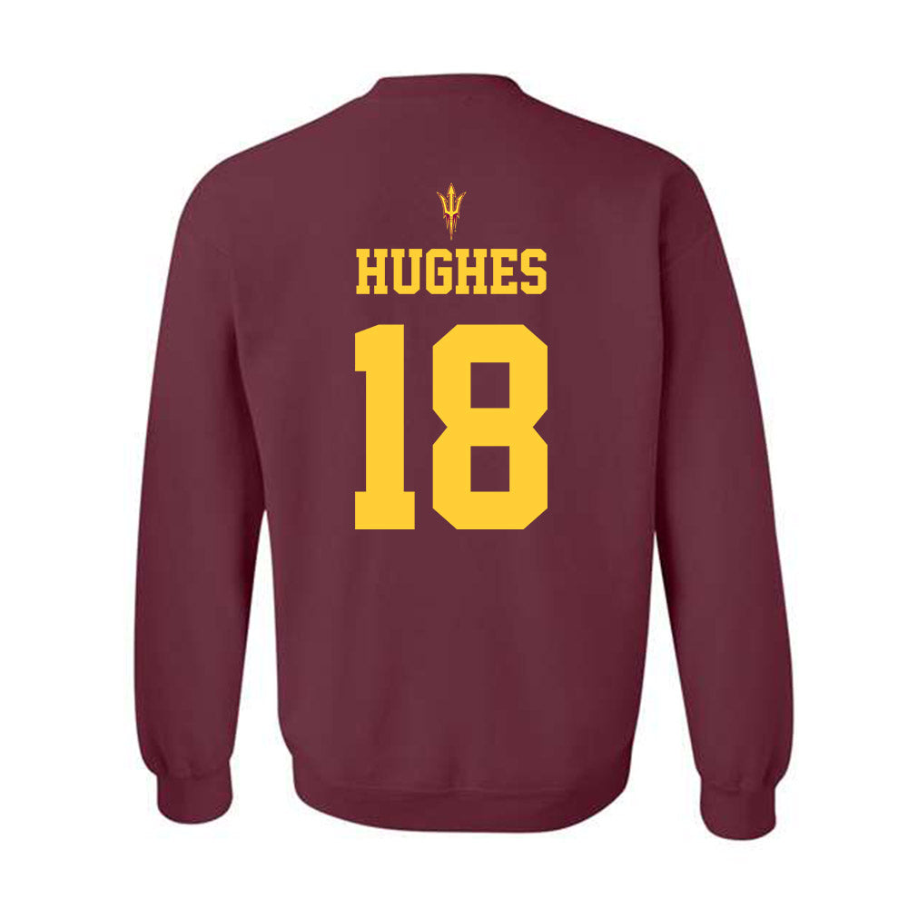 Arizona State - NCAA Football : Martell Hughes - Generic Shersey Crewneck Sweatshirt-1