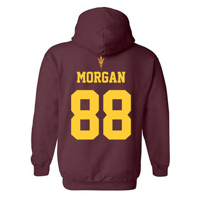 Arizona State - NCAA Football : Daeshon morgan - Generic Shersey Hooded Sweatshirt-1