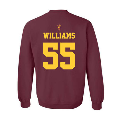Arizona State - NCAA Football : Ramar Williams - Generic Shersey Crewneck Sweatshirt-1