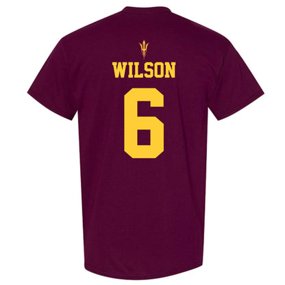 Arizona State - NCAA Football : Adrian Wilson - Generic Shersey T-Shirt-1