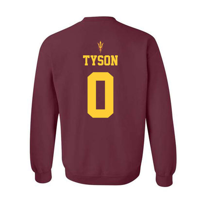 Arizona State - NCAA Football : Jordyn Tyson - Generic Shersey Crewneck Sweatshirt-1