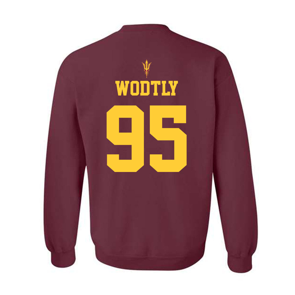 Arizona State - NCAA Football : Justin Wodtly - Generic Shersey Crewneck Sweatshirt-1