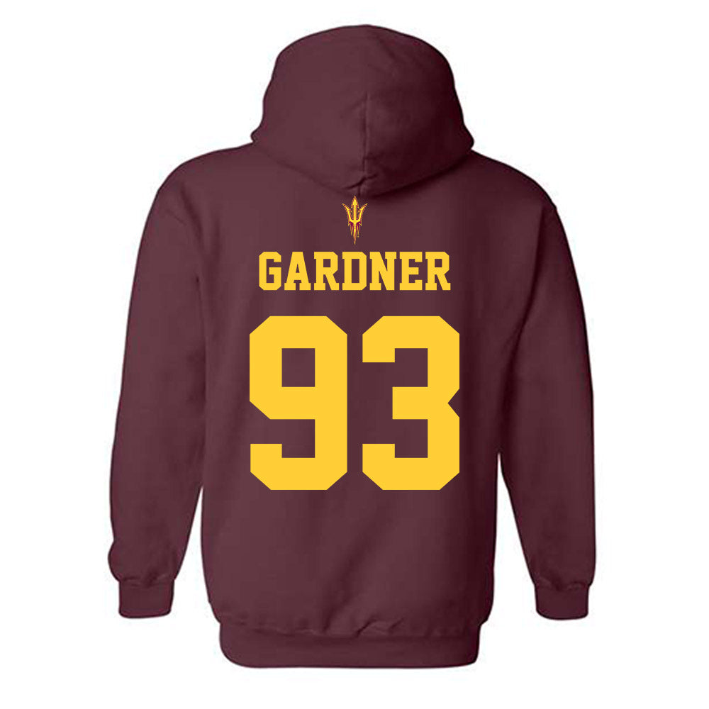 Arizona State - NCAA Football : My'Keil Gardner - Generic Shersey Hooded Sweatshirt-1
