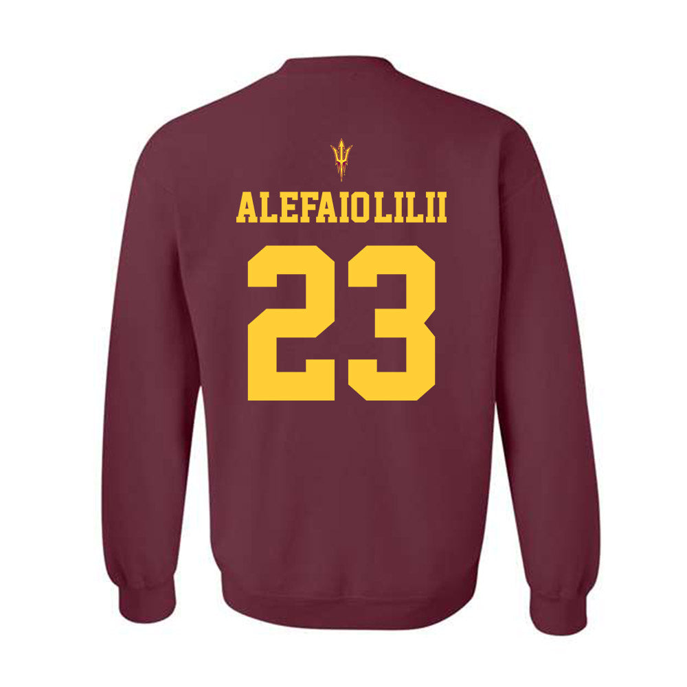 Arizona State - NCAA Football : Benjamin Alefaio-Lilii - Generic Shersey Crewneck Sweatshirt-1