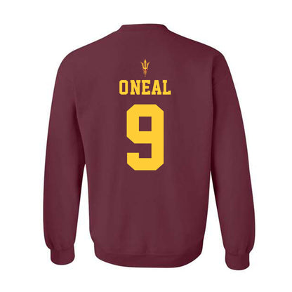 Arizona State - NCAA Football : Elijah O'Neal - Generic Shersey Crewneck Sweatshirt-1