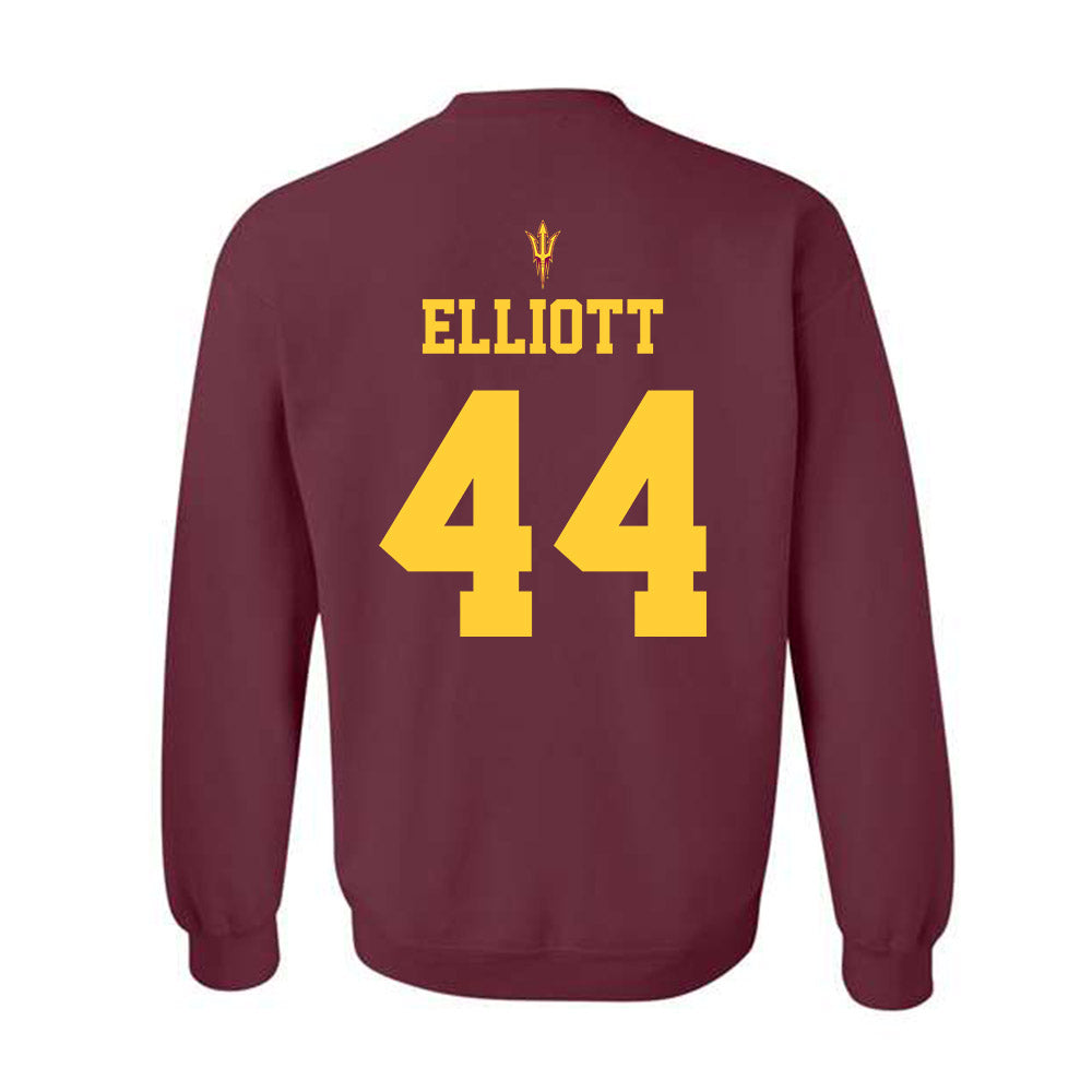 Arizona State - NCAA Football : Keyshaun Elliott - Generic Shersey Crewneck Sweatshirt-1