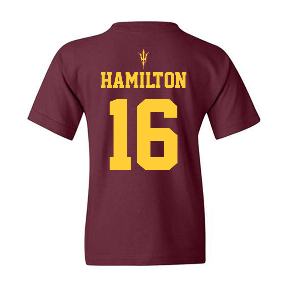 Arizona State - NCAA Football : Jaren Hamilton - Generic Shersey Youth T-Shirt-1