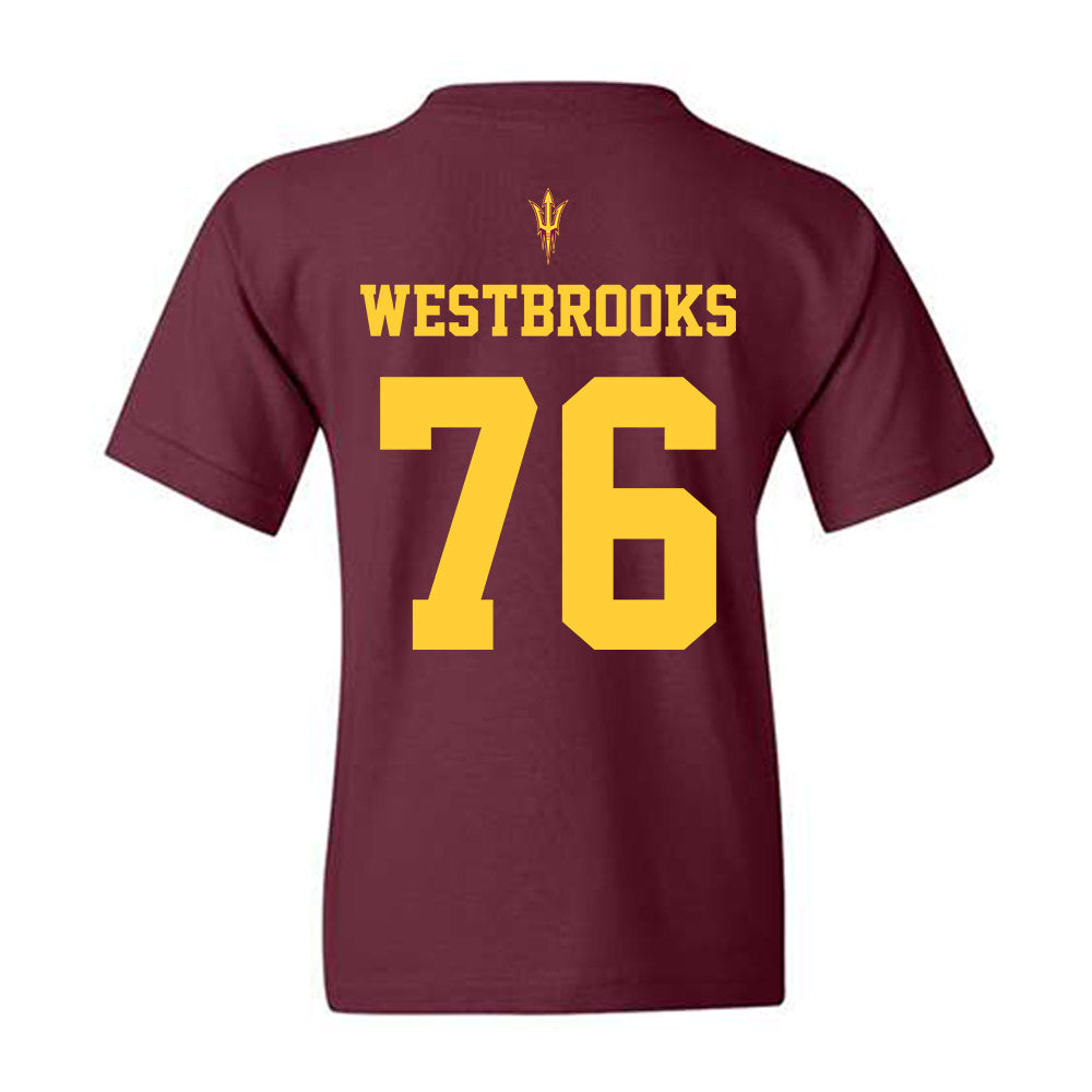 Arizona State - NCAA Football : Rashad Westbrooks - Generic Shersey Youth T-Shirt-1