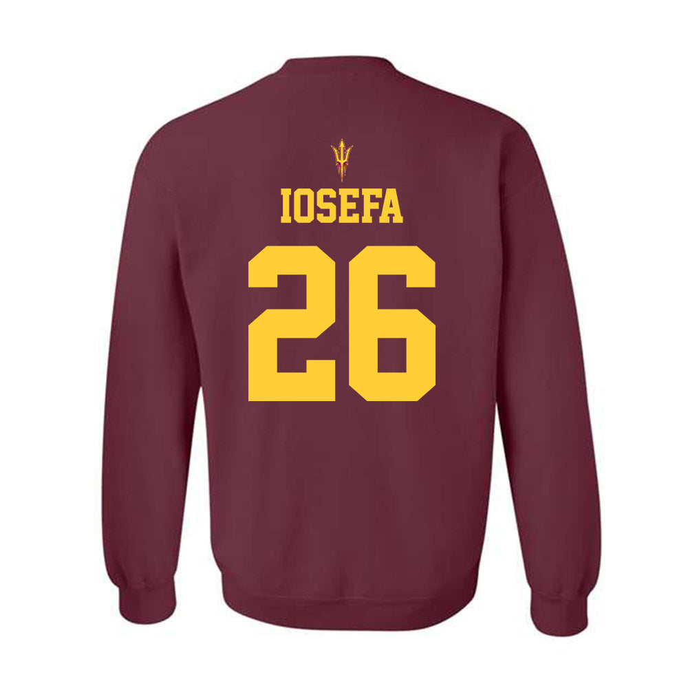 Arizona State - NCAA Football : Isaiah Iosefa - Generic Shersey Crewneck Sweatshirt-1