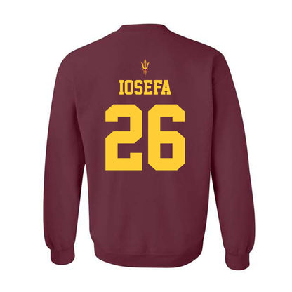 Arizona State - NCAA Football : Isaiah Iosefa - Generic Shersey Crewneck Sweatshirt-1