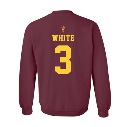 Arizona State - NCAA Football : Juliese White - Generic Shersey Crewneck Sweatshirt-1