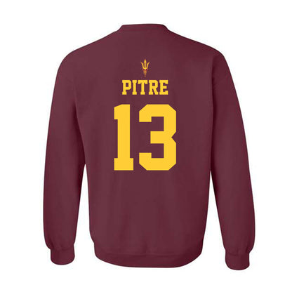 Arizona State - NCAA Football : Roman Pitre - Generic Shersey Crewneck Sweatshirt-1