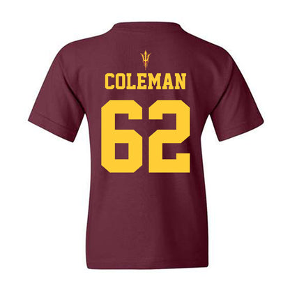 Arizona State - NCAA Football : Ben Coleman - Generic Shersey Youth T-Shirt-1