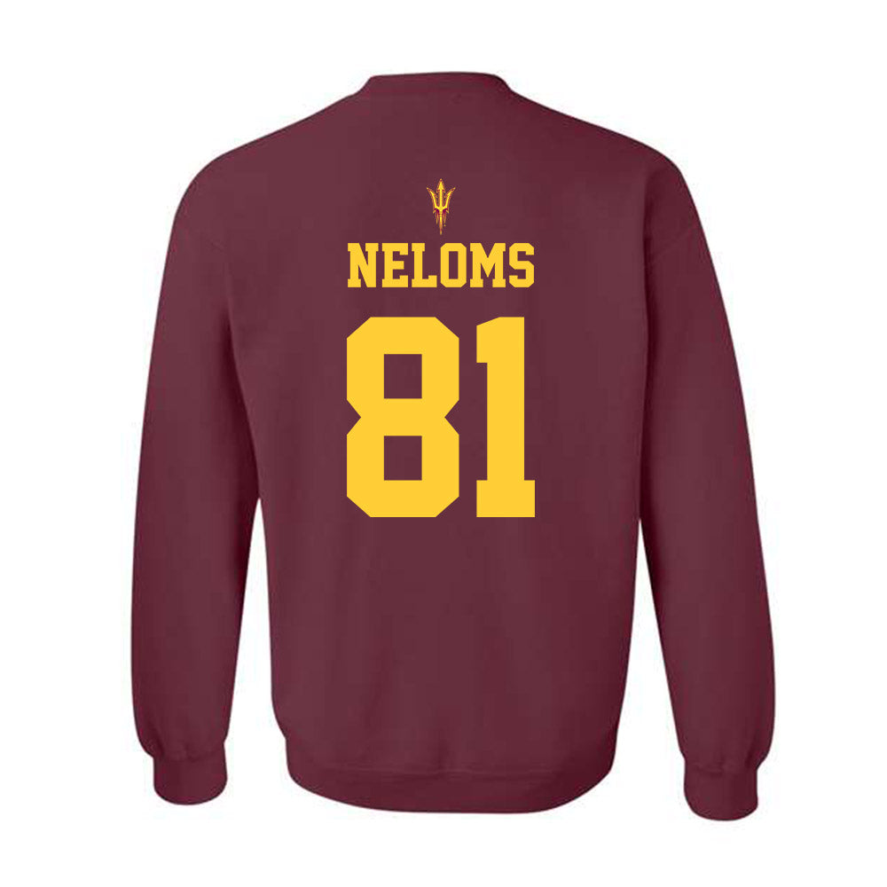 Arizona State - NCAA Football : Uriah Neloms - Generic Shersey Crewneck Sweatshirt-1