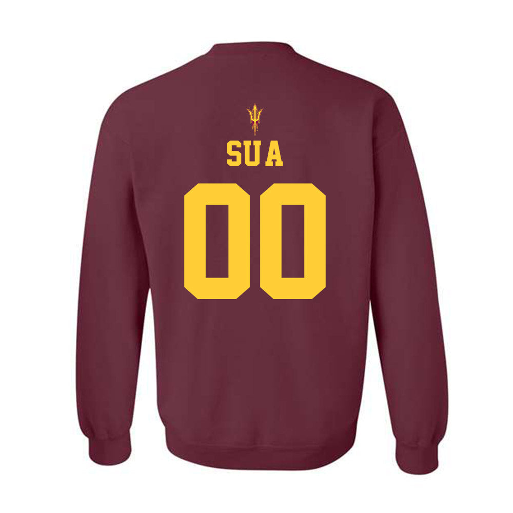 Arizona State - NCAA Football : Joey Su'a - Generic Shersey Crewneck Sweatshirt-1