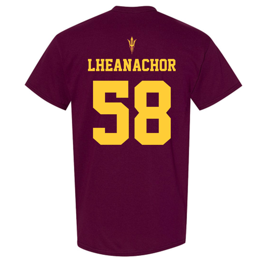 Arizona State - NCAA Football : Maxwell Lheanachor - Generic Shersey T-Shirt-1