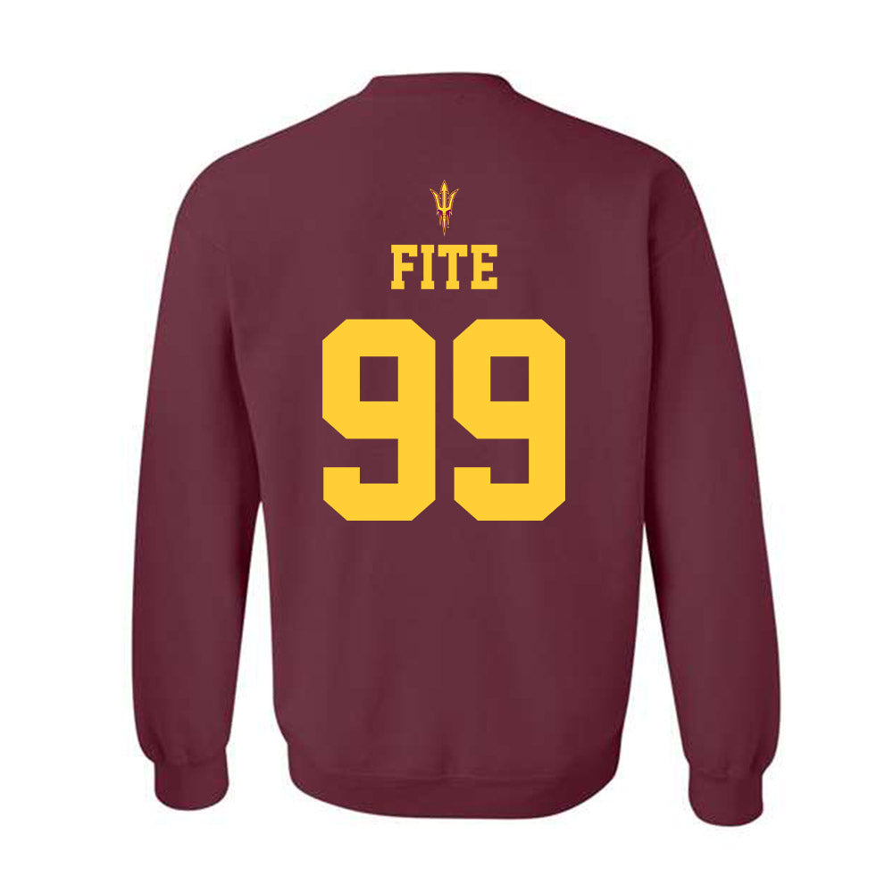 Arizona State - NCAA Football : CJ Fite - Generic Shersey Crewneck Sweatshirt-1