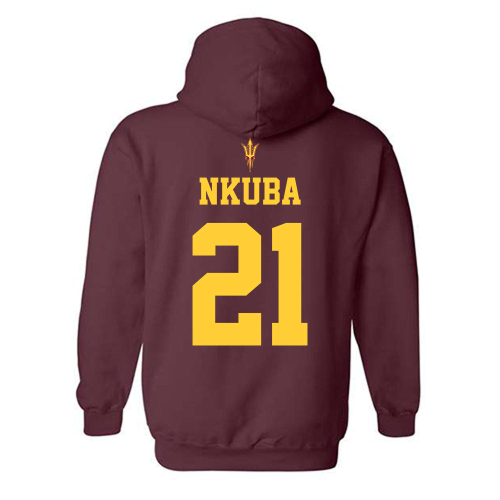 Arizona State - NCAA Football : Tony-Louis Nkuba - Generic Shersey Hooded Sweatshirt-1