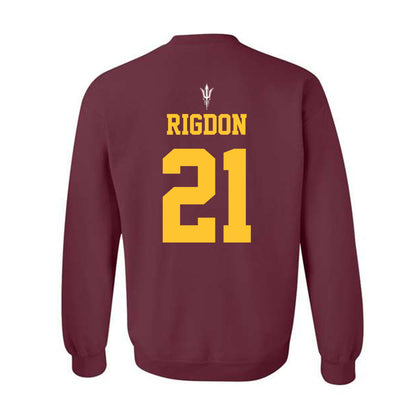 Arizona State - NCAA Football : Grayson Rigdon - Generic Shersey Crewneck Sweatshirt-1
