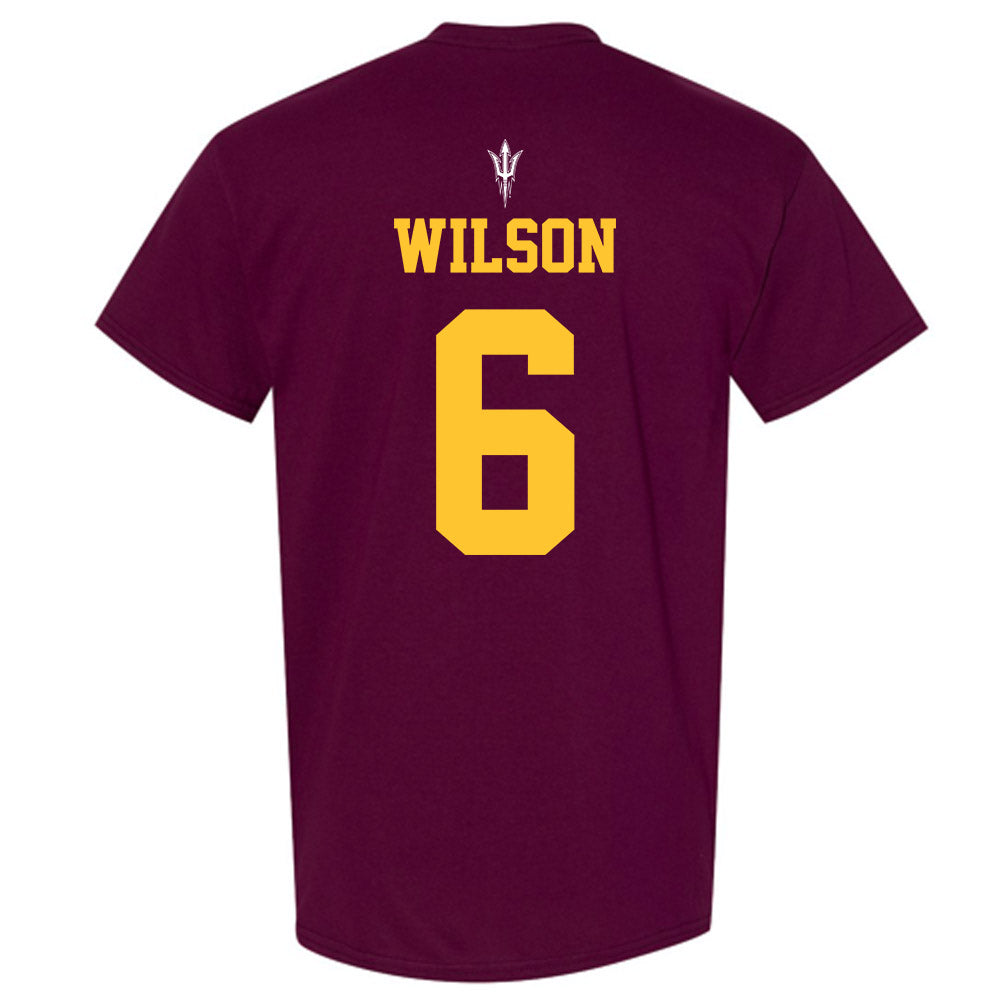 Arizona State - NCAA Football : Adrian Wilson - Generic Shersey T-Shirt-1