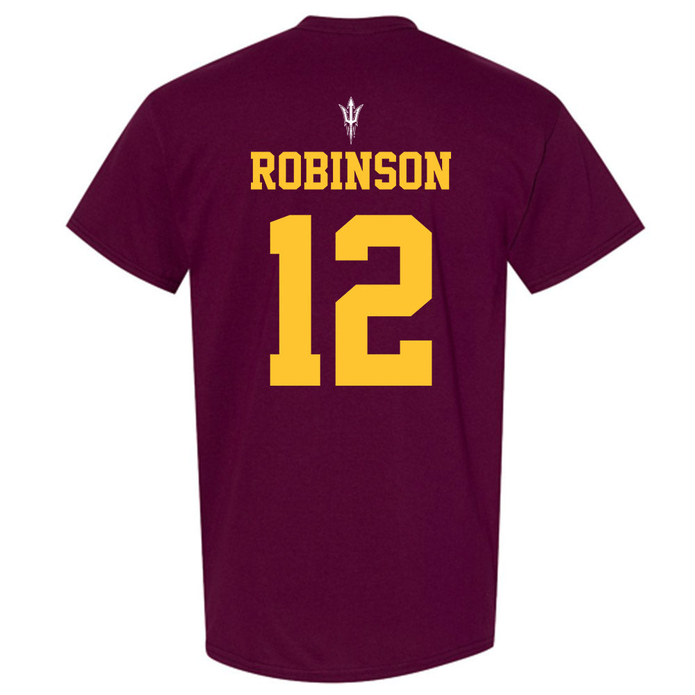 Arizona State - NCAA Football : Javan Robinson - Generic Shersey T-Shirt-1