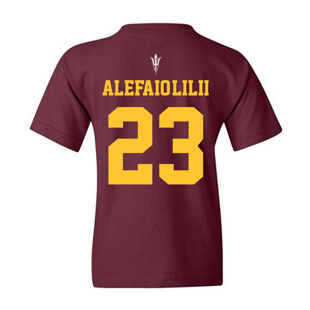 Arizona State - NCAA Football : Benjamin Alefaio-Lilii - Generic Shersey Youth T-Shirt-1