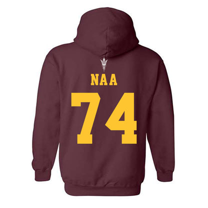 Arizona State - NCAA Football : Sean Na'a - Generic Shersey Hooded Sweatshirt-1