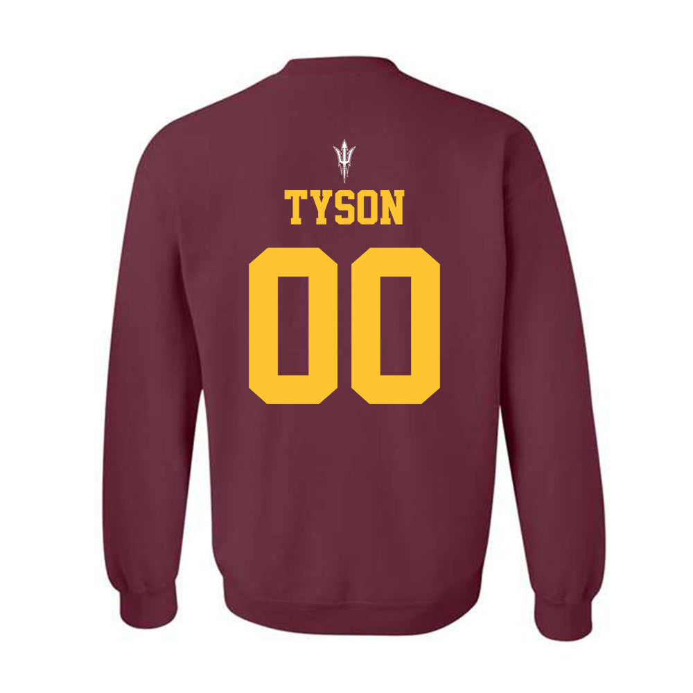 Arizona State - NCAA Football : Jordyn Tyson - Generic Shersey Crewneck Sweatshirt-1