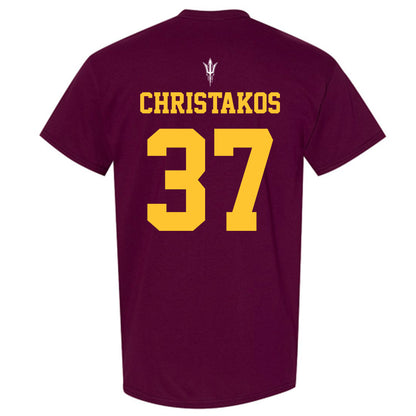 Arizona State - NCAA Football : Tommy Christakos - Generic Shersey T-Shirt-1