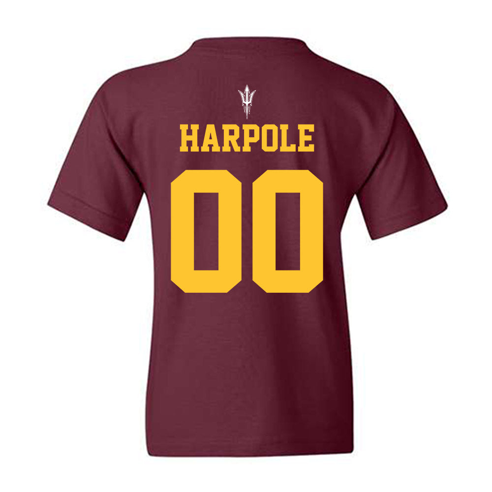 Arizona State - NCAA Football : Cameron Harpole - Generic Shersey Youth T-Shirt-1