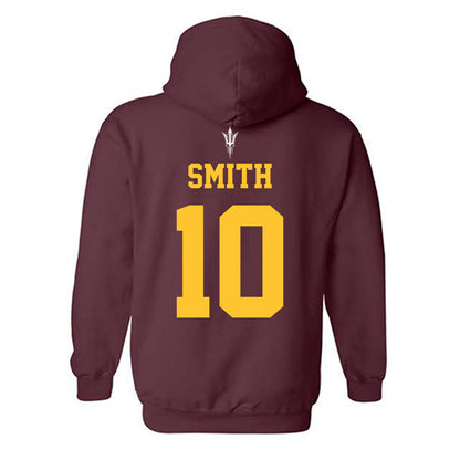 Arizona State - NCAA Football : Clayton Smith - Generic Shersey Hooded Sweatshirt-1