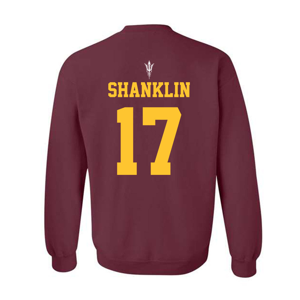 Arizona State - NCAA Football : Joshua Shanklin - Generic Shersey Crewneck Sweatshirt-1