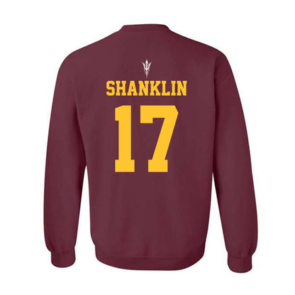 Arizona State - NCAA Football : Joshua Shanklin - Generic Shersey Crewneck Sweatshirt-1