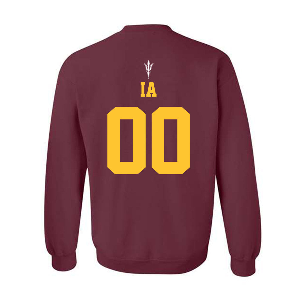 Arizona State - NCAA Football : Aaron Ia - Generic Shersey Crewneck Sweatshirt-1