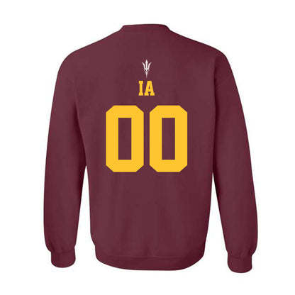 Arizona State - NCAA Football : Aaron Ia - Generic Shersey Crewneck Sweatshirt-1